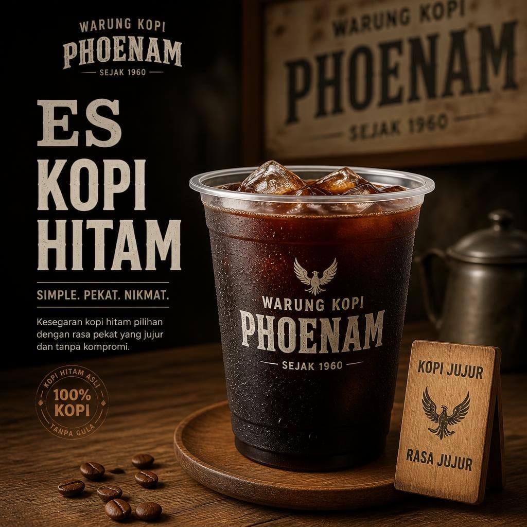 Es Kopi Hitam Warkop Phoenam